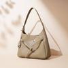Autumn and Winter New Leather Large-capacity Shoulder Tote Bag, Niche Design High-end Underarm Bag for Women