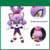 Плюшевые игрушки Sonic Bruz, мультяшная мягкая набивная кукла, подходит для детей, милая аниме-плюшевая игрушка, идеальный подарок