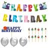 Among Us Game Birthday Party Decor Suit Supplies Set Balloon Caketopper Banner