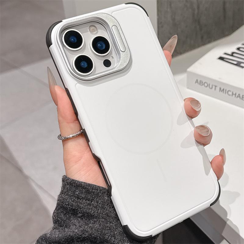 Магнитный держатель для линз чехол для iPhone 17 Pro Max, противоударный, совместим с Apple 17/16/15/14/13