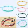 Crystal Woven Bracelet Cubic Crystal Beads Handmade Friendship Bracelet