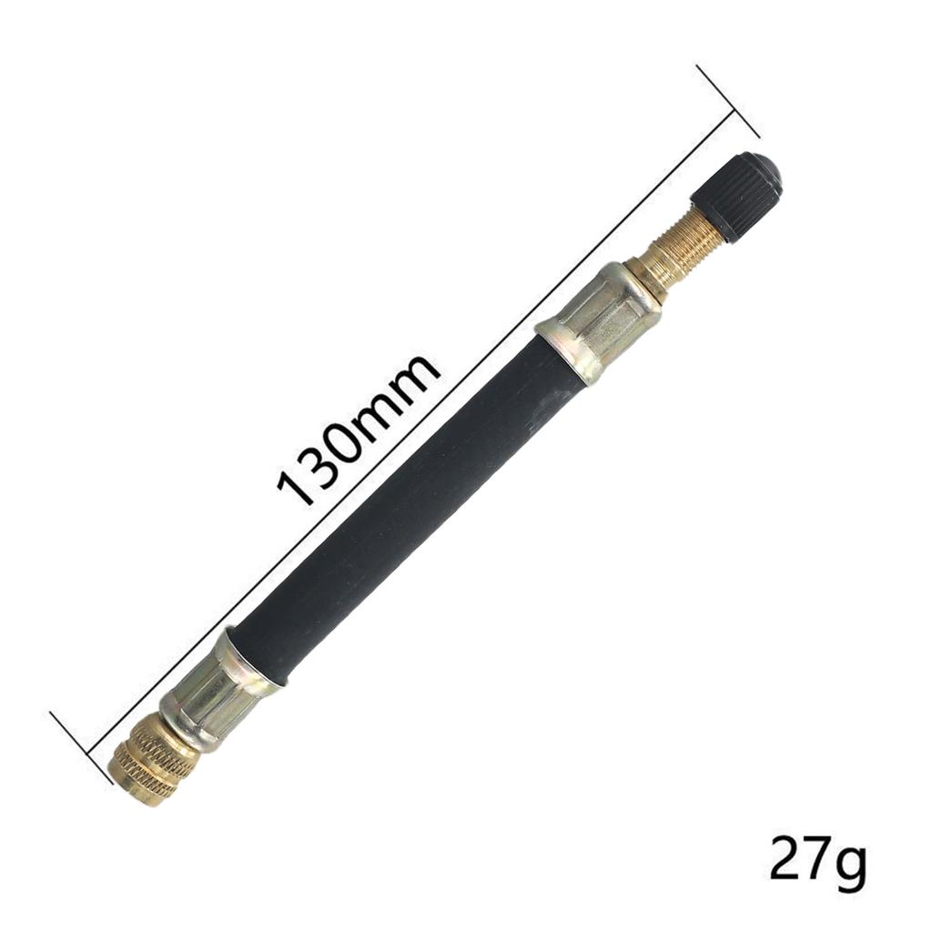 1 шт. Удлинительная трубка для воздушного насоса 100/130/150/180/210 мм Медный адаптер-удлинитель штока вентиля шины Шток Резиновый шланг для накачивания шин