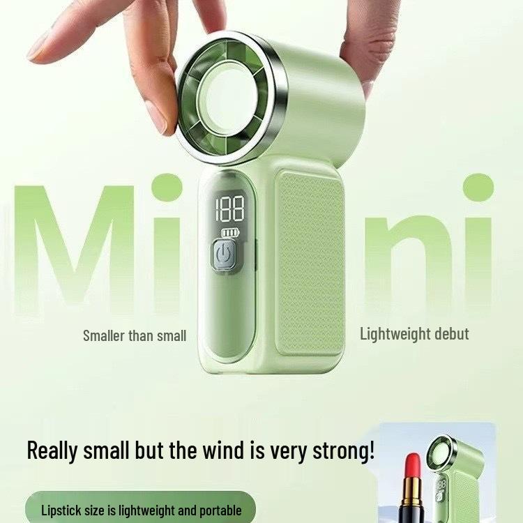 688 Rechargeable Mini Pocket Fan - High-Speed, Portable, with Powerful Airflow