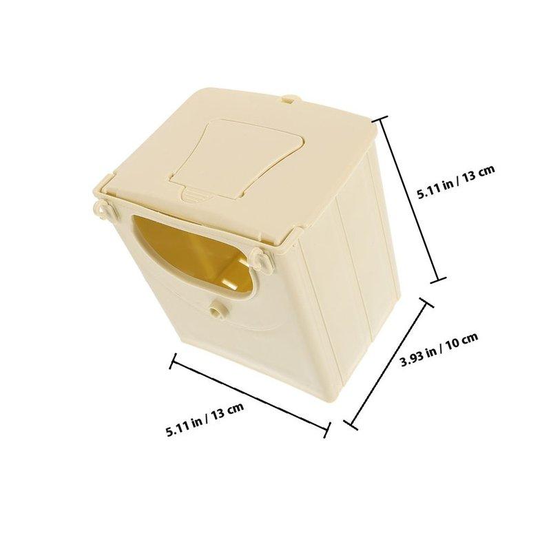 4Pcs Multifunctional Plastic Bird Breeding Box Nesting Incubation for Parakeets Finches Lovebirds Cockatiels Cage