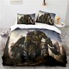 World of Warcraft Games Bedding Set Horde Banner Flag Printed Duvet Cover Set Pillowcase Twin Full Queen King Size Drop Shipping