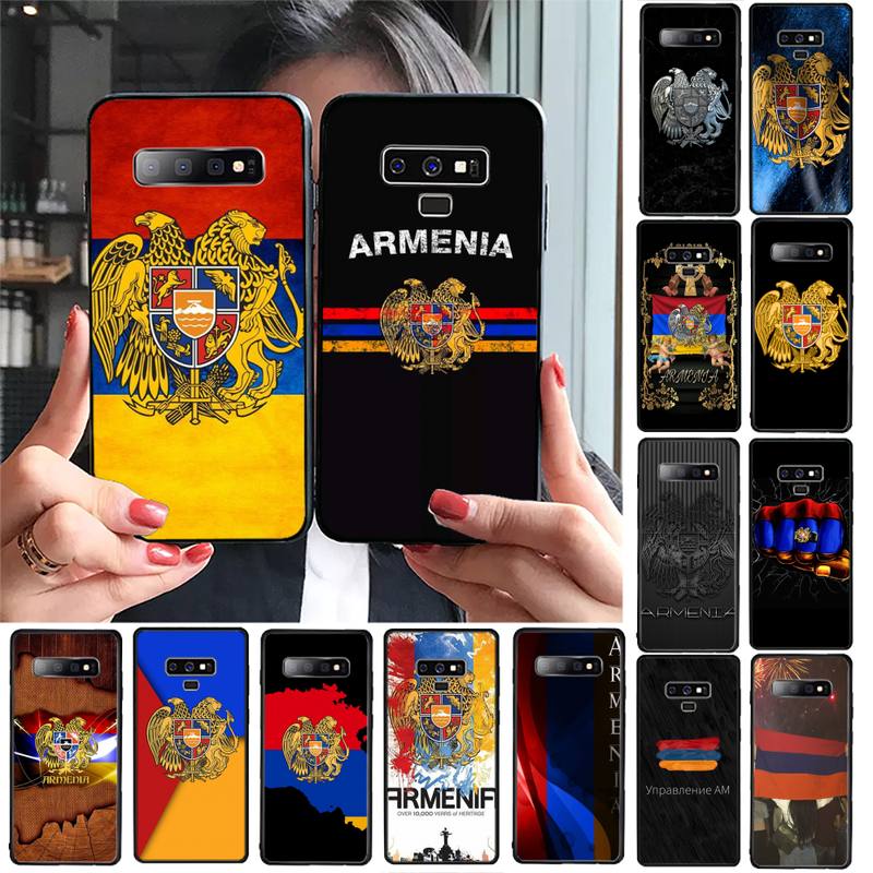Чехол для телефона с армянским флагом Армении для Samsung Galaxy S20 S10 Plus S10E S5 S6 S7edge S8 S9 S9Plus S10lite 2020