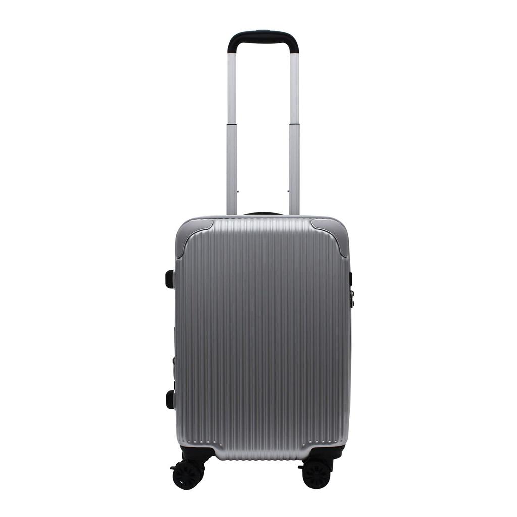 Легкий жесткий чемодан на молнии с роликами ESC2276 S Silver [Siffle] нового поколения 3,2 кг