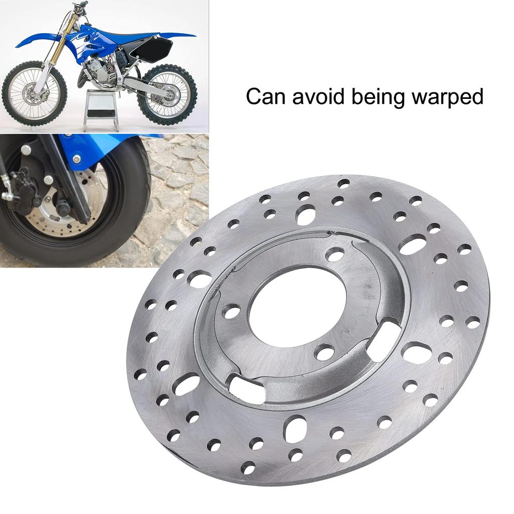 Disc Brake Rotor, 180mm/7.1" Front Brake Disc Steel Alloy Replacement Yamaha for Most Chinese Scooters and Motorcycles