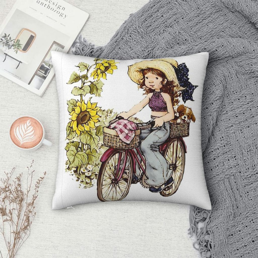 Kawaii Sarah Kay (28) Square Pillowcase Pillow Cover Cushion Throw Pillow For Home Bedroom Car
