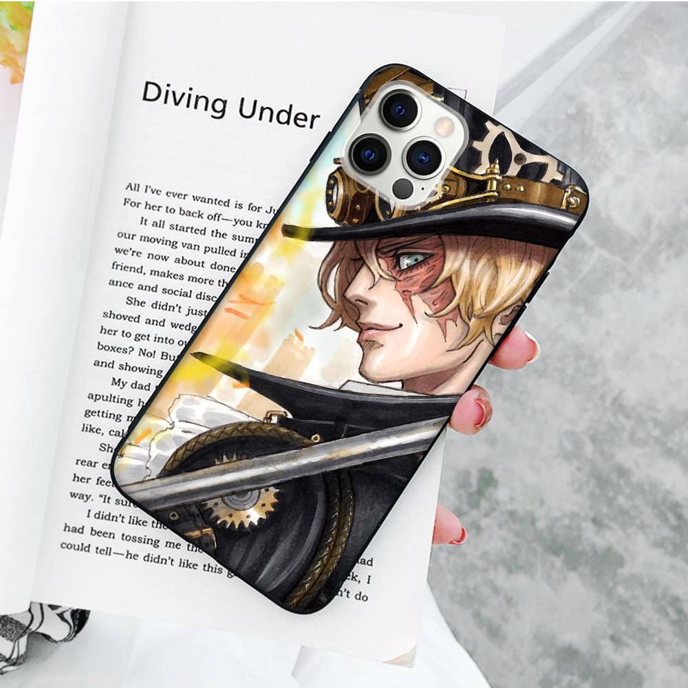 Мягкий черный чехол JW52 Ace Sabo для iPhone 16 15 Plus 14 13 Pro 8 SE XR XS Max P30 Nova 5T Y5P Y6 Y7 Y8P Y9 Realme C30 C33 C31 VIVO Y36 V27