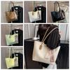 Silk Scarf One Shoulder Bag Korean Style Women Handbag Underarm Bag Tote Bag  Shopping