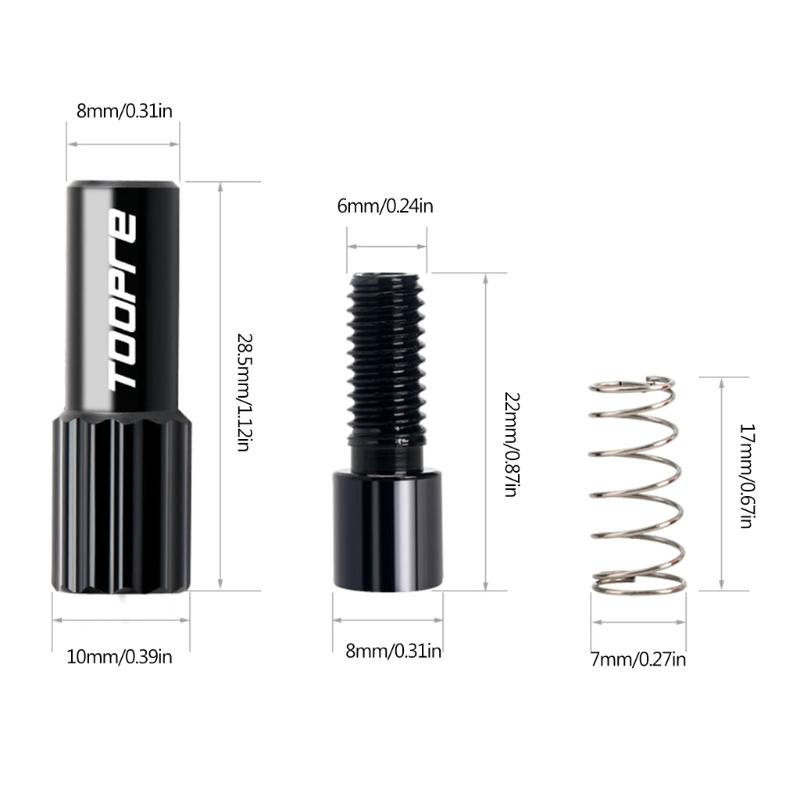 5Pcs Bike Brake Cable Shifter Connector Cable Tip End Crimp, Bike Derailleur Shifter Housing Line Regulator Brake Gear