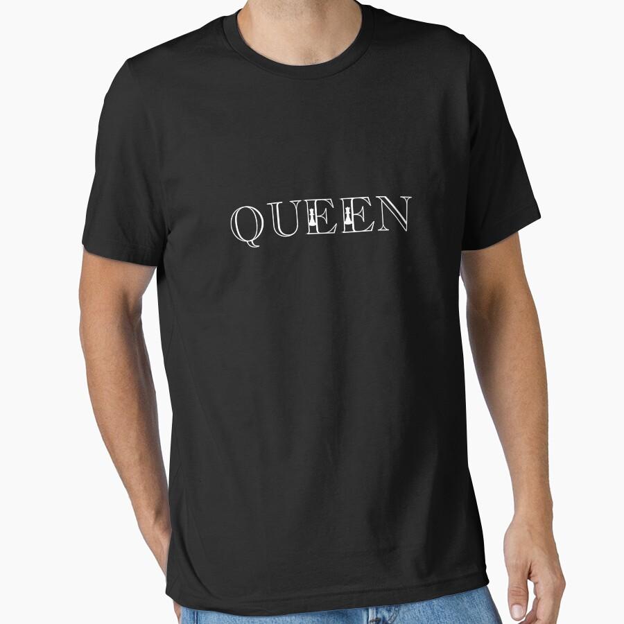 Queen Chess Piece Board Game Queen Chess Army Piece Essential T-Shirt