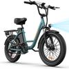 URLIFE E20 Multi Terrain Electric Bike For Adult 48V13Ah Battery 500W Motor Electric Bicycle 20 Inch Fat Tires City Riding E-bike