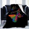 Printed Blanket Comfortable Soft Sofa Talk Blanket