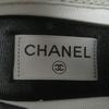Great CHANEL Low cut sneakers COCO Mark Gold Metal Light gray Suede leather mens 39 Used