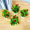 Fake Flower Pot Ornaments Pepper Plant Pomegranate