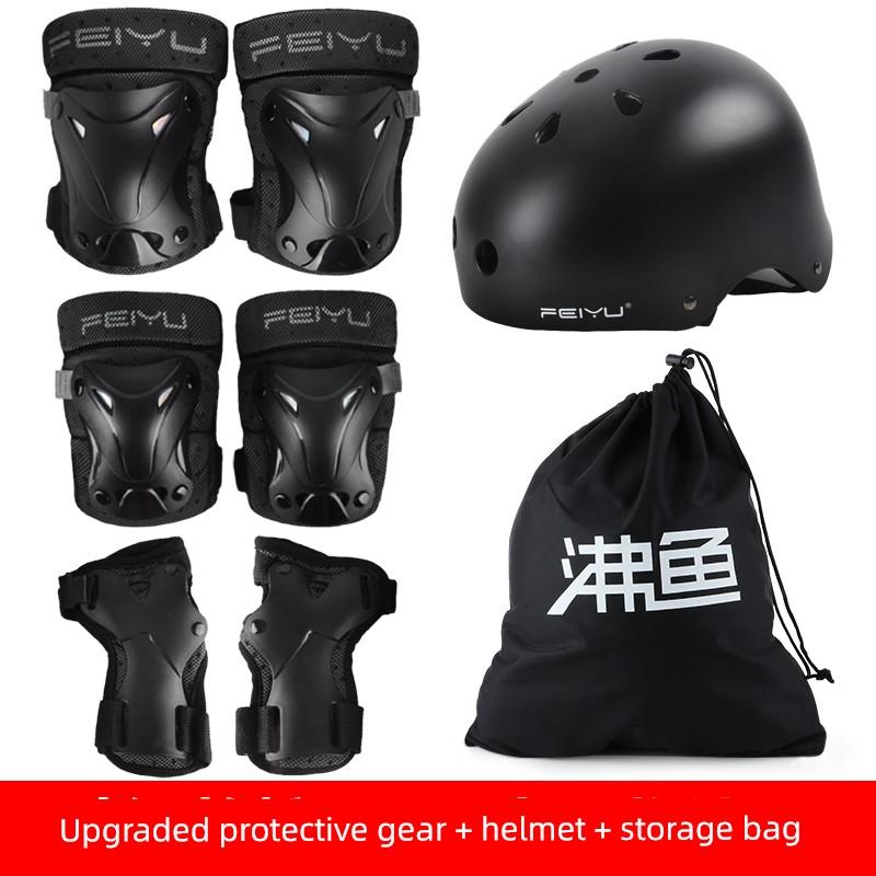Skateboard Protective Clothing Suit Protective Protective Equipment Adult Professional Roller Skating Skating Skating Protective Full Set of Girls'