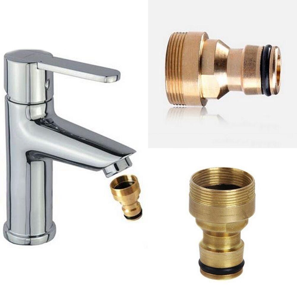 1pc Brass Male Quick Connector Adaptor Garden Water Hose Pipe Tap Connector Home Balcony Garden Tap Connector