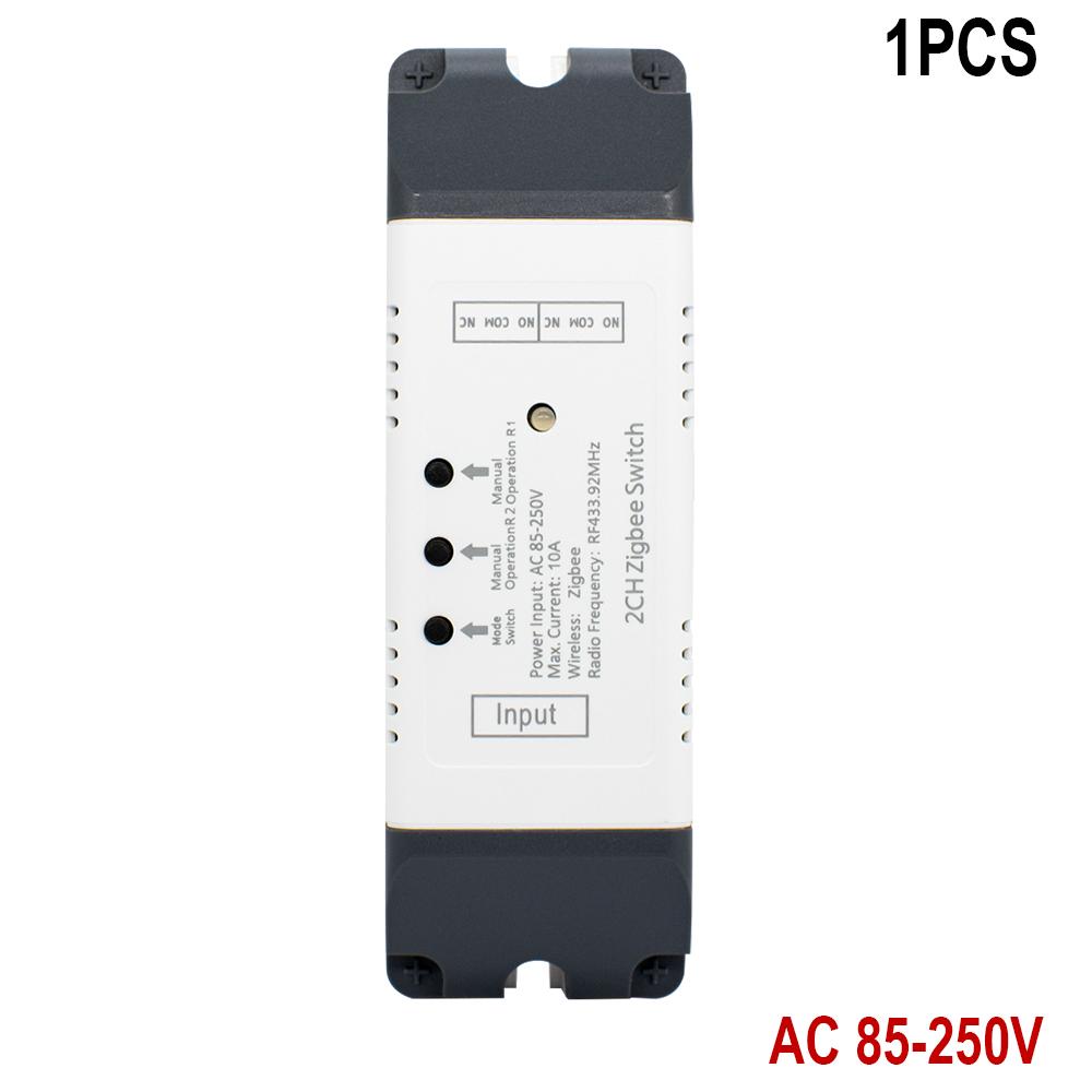 Шлюз Zigbee 3.0 12В 24В AC DC 1/2/4КН Радиочастотный Умный Переключатель WIFI Дистанционное Управление 433 10А Модуль Переключателя Реле Работает с Tuya