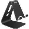 Desk Stand - Aluminum - Black - Hands-free - Perfect Viewing Angle - Universal