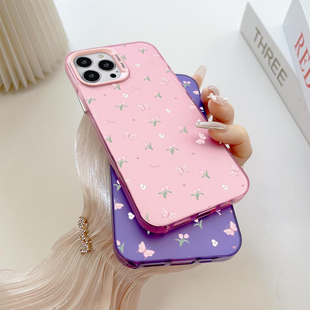 Окрашенный узор, красочный серебристый, двухсторонний, жесткий, противоударный чехол для телефона Vivo