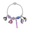 Huntrix Anime Bracelet, Zinc Alloy Cartoon Character Chain, Adjustable 19.5cm+5cm Length, 2025 Spring New Gift for Fans