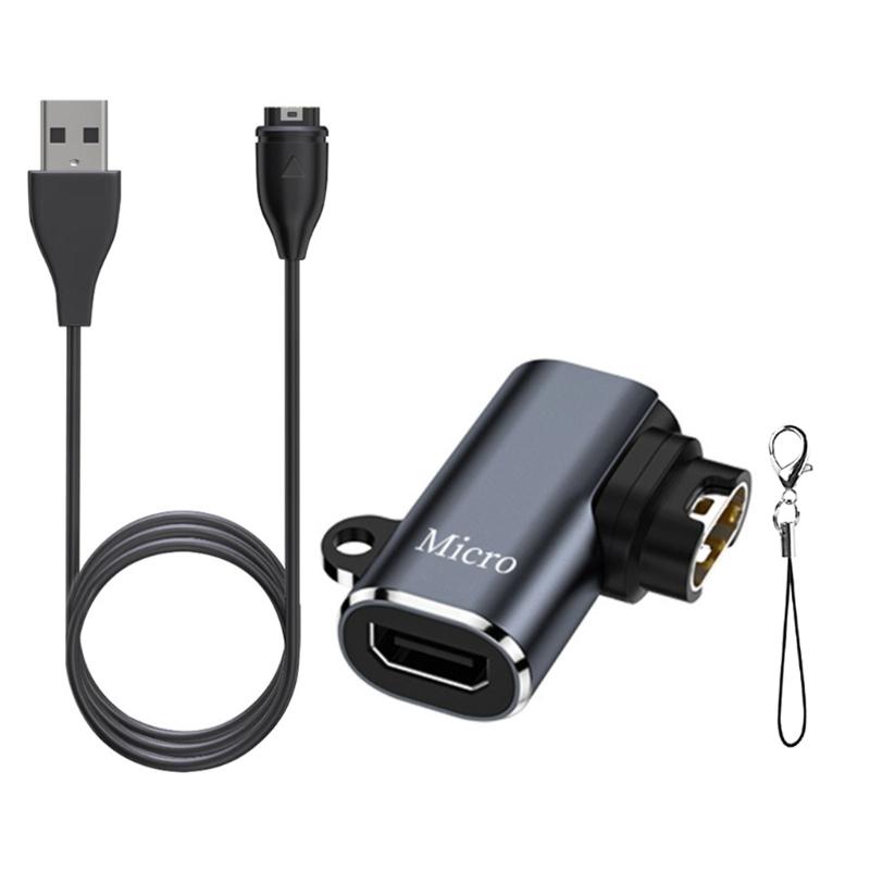 Удобный USB C Адаптер-зарядное устройство для умных часов 7 6S 6 5S 5 955 965 45 45S 245, В комплекте с пылезащитными колпачками и ремешком