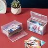 1PC Plastic Box, Rectangular Business Card, Credit Card Storage Box, Transparent Storage Box