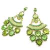 [M8221] - Зеленые дизайнерские серьги «Алтай»