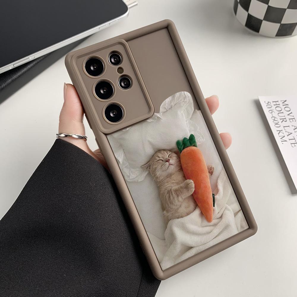 Мультяшный силиконовый чехол для Samsung S25 Ultra S24 FE A55 A54 A53 A35 A34 A33 A25 A16 A15 A14 A13 A06 A05 A05s S23 Plus S22 Cover