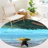 Luffy D Round Area Rug Carpet Rug For Living Room Bedroom Sofa Playroom Decor Nonslip Floor Mat