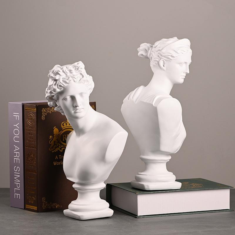 Ancient Greek Mythology Apollo Figurine Artemis Statue Sculpture Decoration Creative Home Decoration Nordic Living Room Artwork