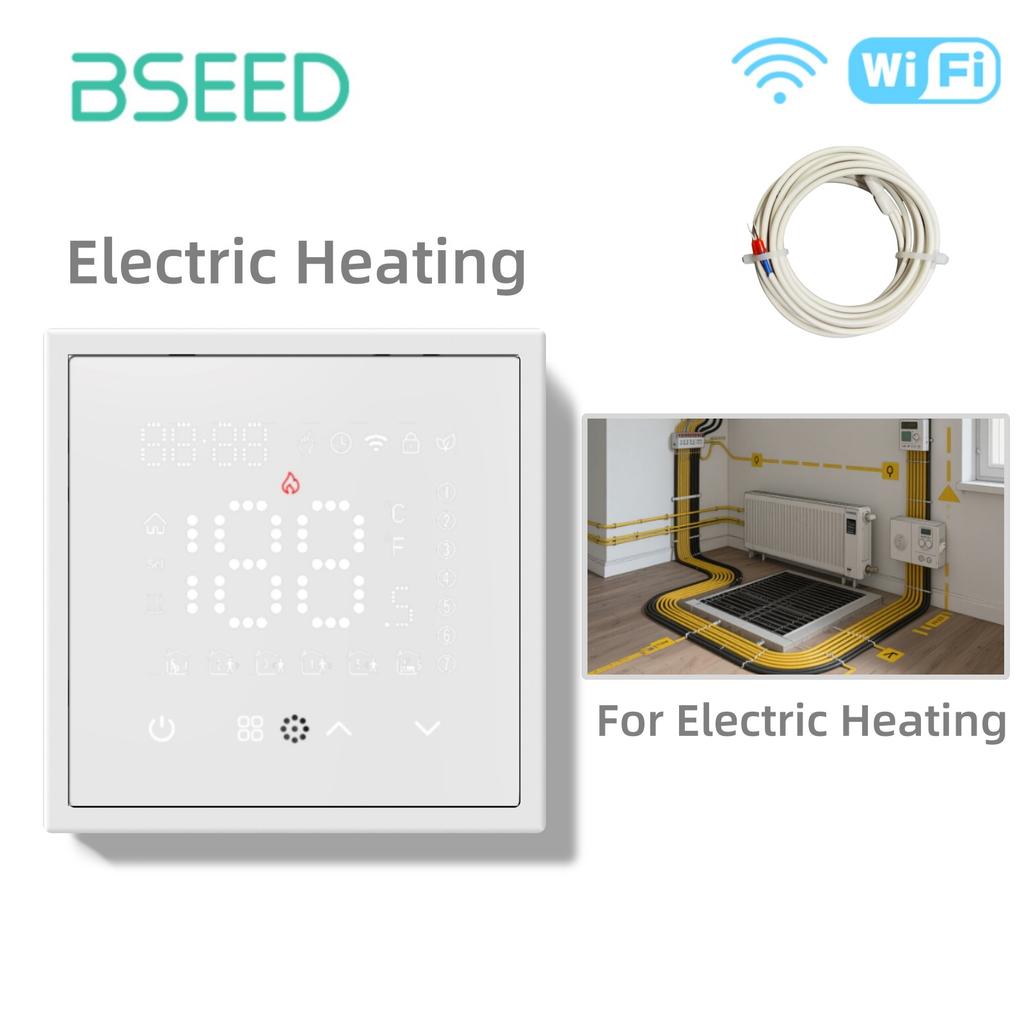 Bseed WiFi Термостат Водяной Электрический Теплый Пол Отопление Газовый Котел Температура Пульт Дистанционного Управления с Google Alexa E Серия