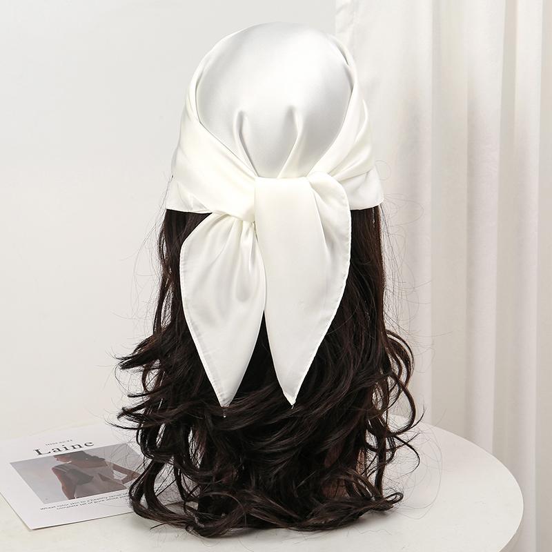 Luxury Brand Scarves for Women Shawl Print Silk Satin Hijab Scarf Female Bandana 70*70cm Square Shawls Scarfs For Ladies