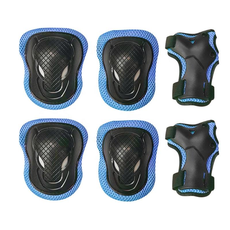 EN14120 Standard Children's Roller Skating Safety Kit Flexible PP Strong Shell Helmet Knee Pads Elbow Pads Protector