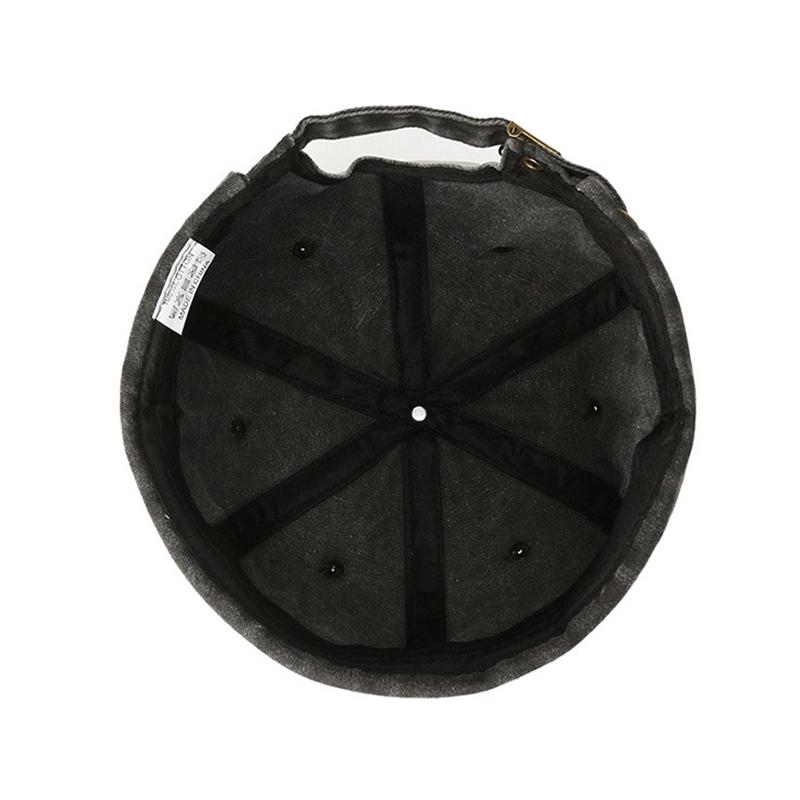 Промытая джинсовая осенняя бейсбольная кепка для женщин и мужчин, повседневная кепка с дыней