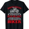 Biker's Prayer Vintage Motorcycle Biker Biking Motorcycling T-Shirt