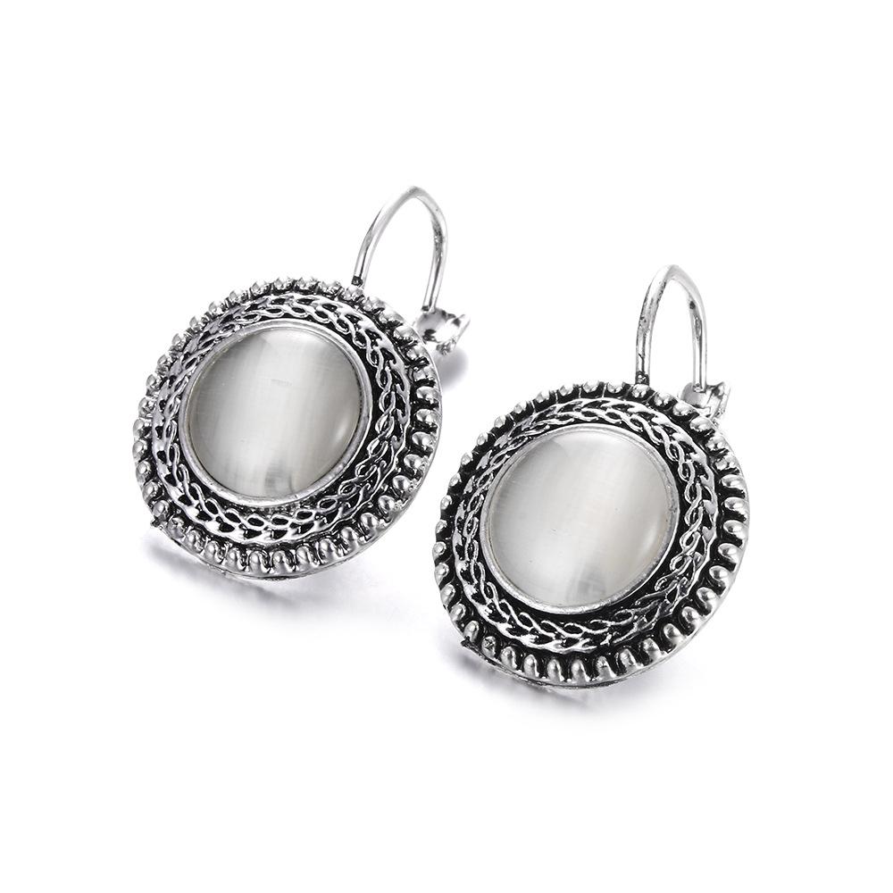 Большие серьги для женщин Ювелирные изделия Brinco Carved Bohemian Длинные серьги ARI