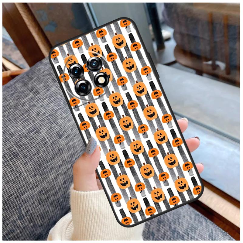 Чехол на Хэллоуин с тыквами для OnePlus 13T 8T 10T 9 10 Pro 15 13 12 11 13R 12R Nord CE 5 2 3 4 Lite N20 N30 Чехол