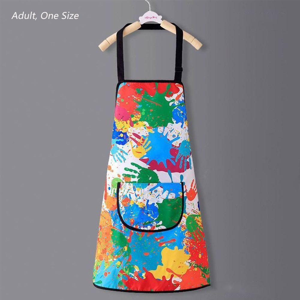 Polyester Children Painting Apron Easy Clean Baking Bibs Gifts Art Bibs