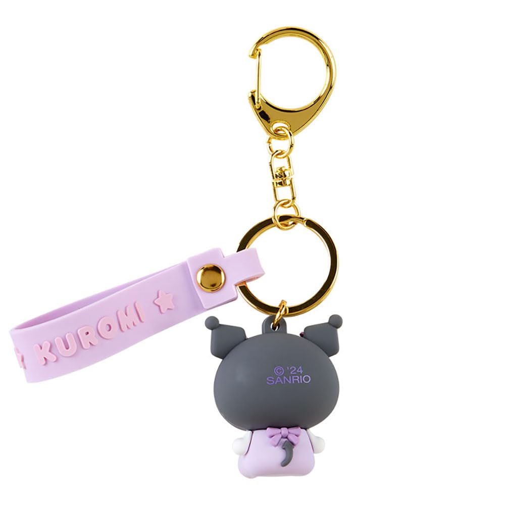 Sanrio Sanrio 3D брелок для ключей Kuromi Kuromi xx 3 см персонаж 182354 SANRIO (САНРИО) Куроми-тян 4.4 3.5