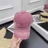 Cotton Letter Baseball Cap Sunscreen Hole Peaked Cap Fashion Love Baseball Hat  Unisex