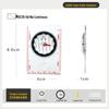 Outdoor Compass with Magnifying Glass and Ruler Scale for Students and Orienteering