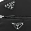 Prada Pouch with Triangle and 2TT091 2DMI F0002 Re-Nylon Logo, Black, Men's Women's, [Used]
