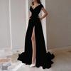 Women's Sexy V-neck Party Evening Dress Wedding Dress