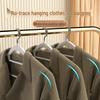 Non-Slip, No-Trace Clothes Hanger with Anti-Shoulder Design for Drying and Closet Support