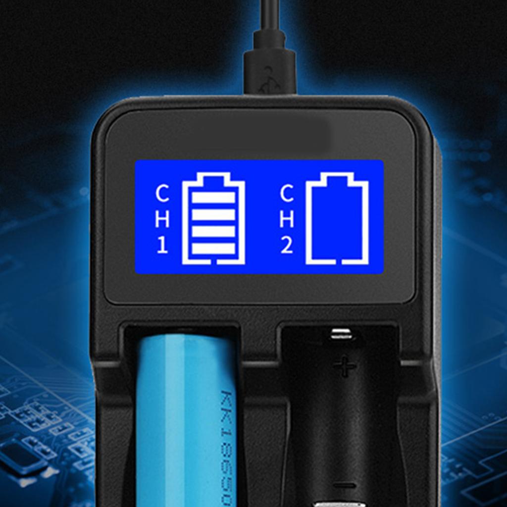 Универсальное интеллектуальное USB зарядное устройство для аккумуляторов с ЖК-дисплеем для 18650 18500 18490 18350 17670 17500 16340 RCR123 14500 аккумуляторов