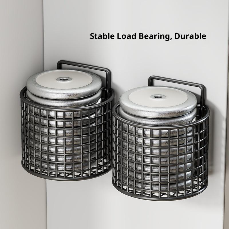 1/2/3 Сетчатый настенный кухонный органайзер Металлическая полка Кладовое хранение Чеснок Имбирь Подвесная проволочная корзина-держатель