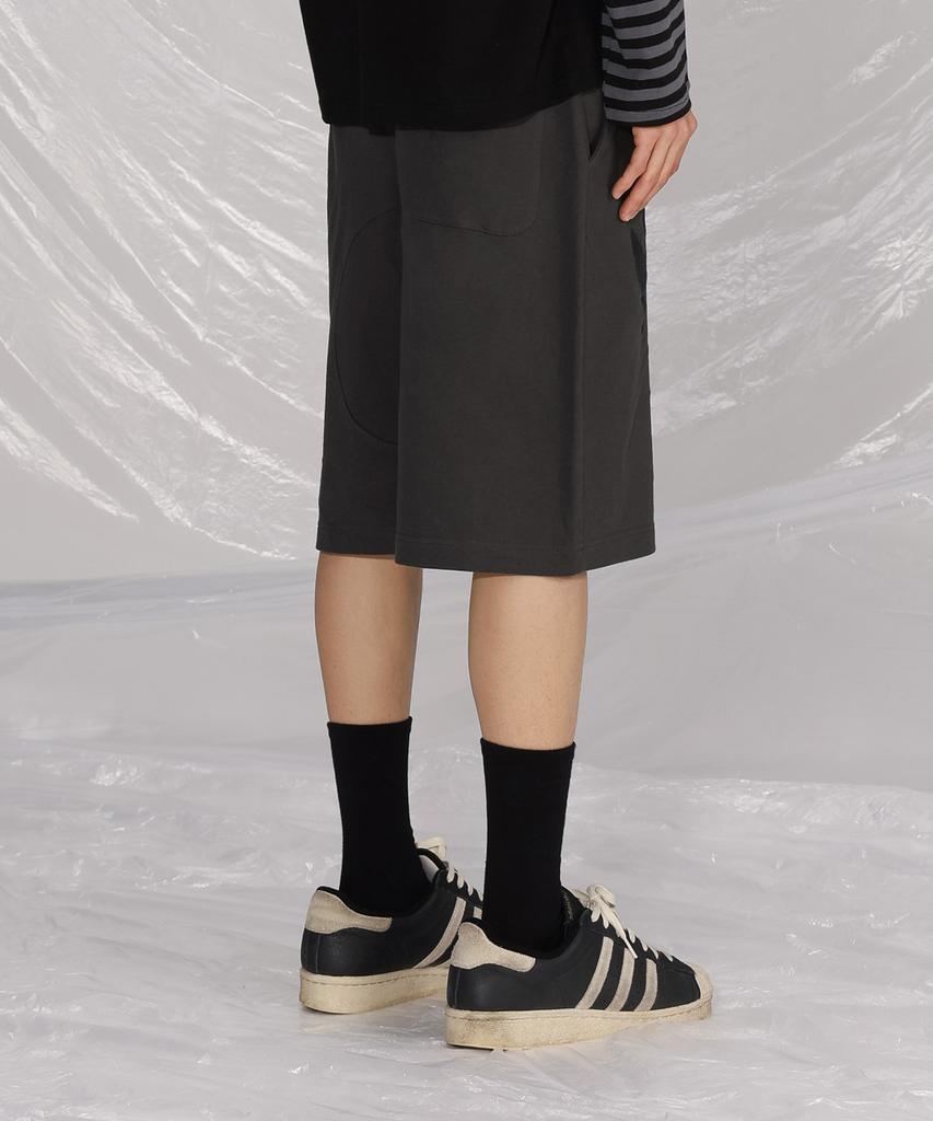 SAINTPAIN Sp Crescent Sweat Shorts Charcoal